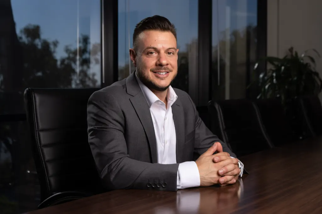 Joseph Gallo, Orange County personal injury and car accident attorney, at his Costa Mesa law office